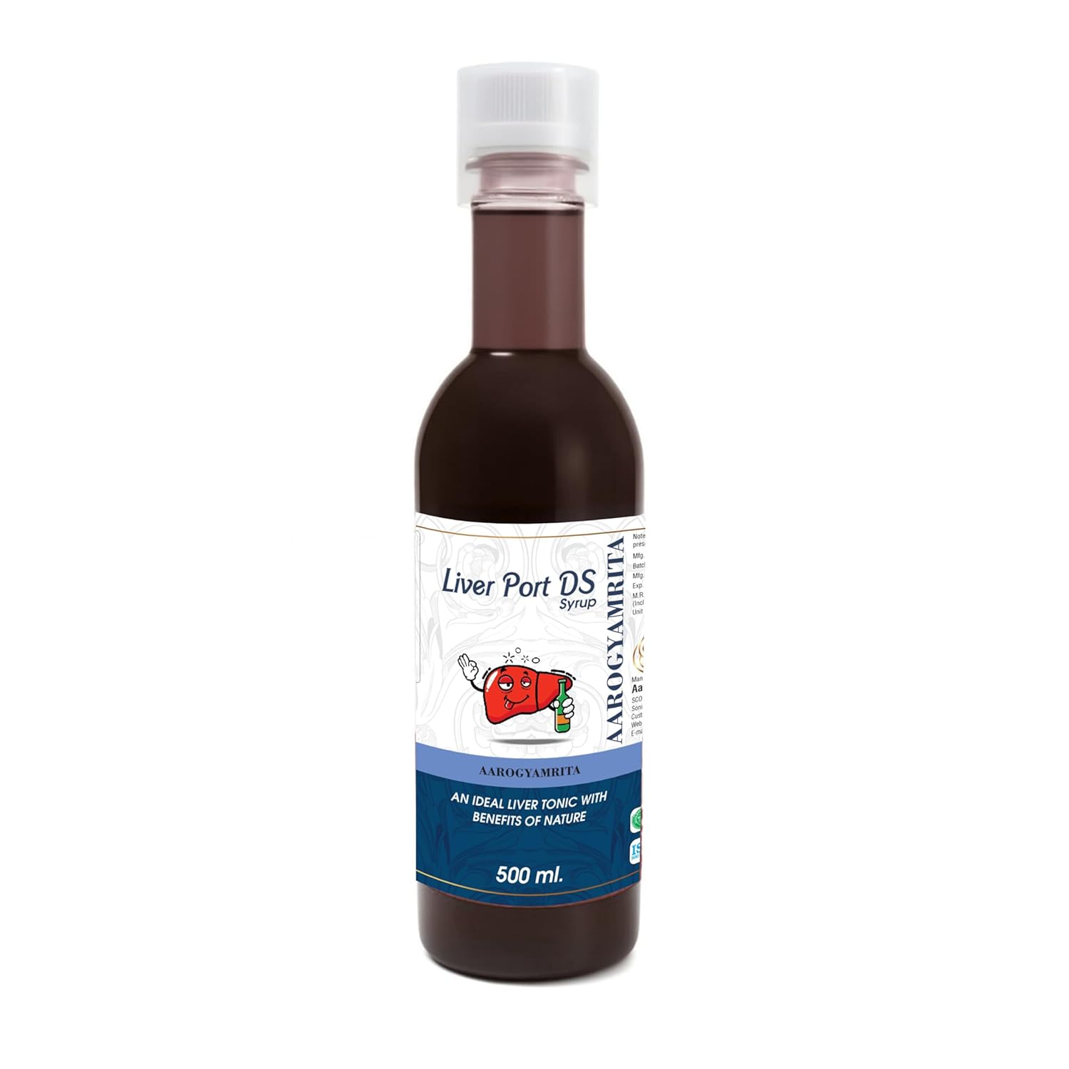 Ayurveda Liver Port DS Syrup | Ayurvedic Liver Tonic for Detox, Digestion & Fatty Liver Support | Natural Herbal Syrup for Healthy Liver Function & Metabolism | 500 ml