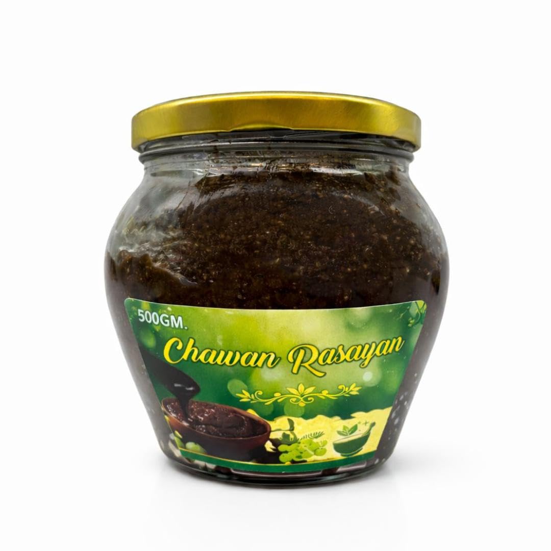 Chawan Rasayan Chyawanprash 500g | Ayurvedic Herbal Health Supplement | Traditional Amla Based Rasayan | Daily Wellness Jam | Immunity Support Nutrition | Family Use