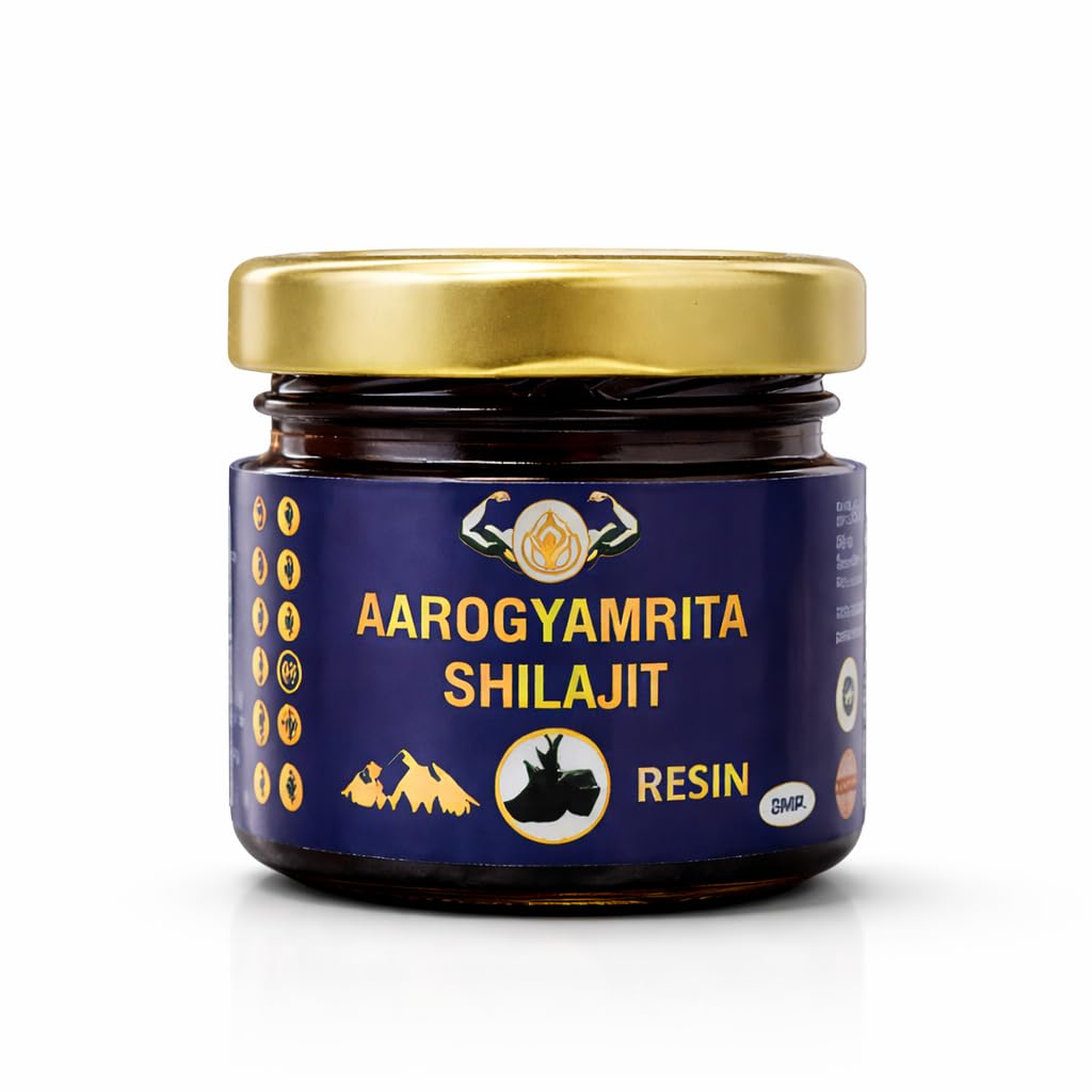Shilajit Resin 20g | 100% Pure Himalayan Shuddh | Ayurvedic Mineral Supplement | Ayurvedic Shilajit for Energy, Strength, Stamina and Vitality | For Men & Women
