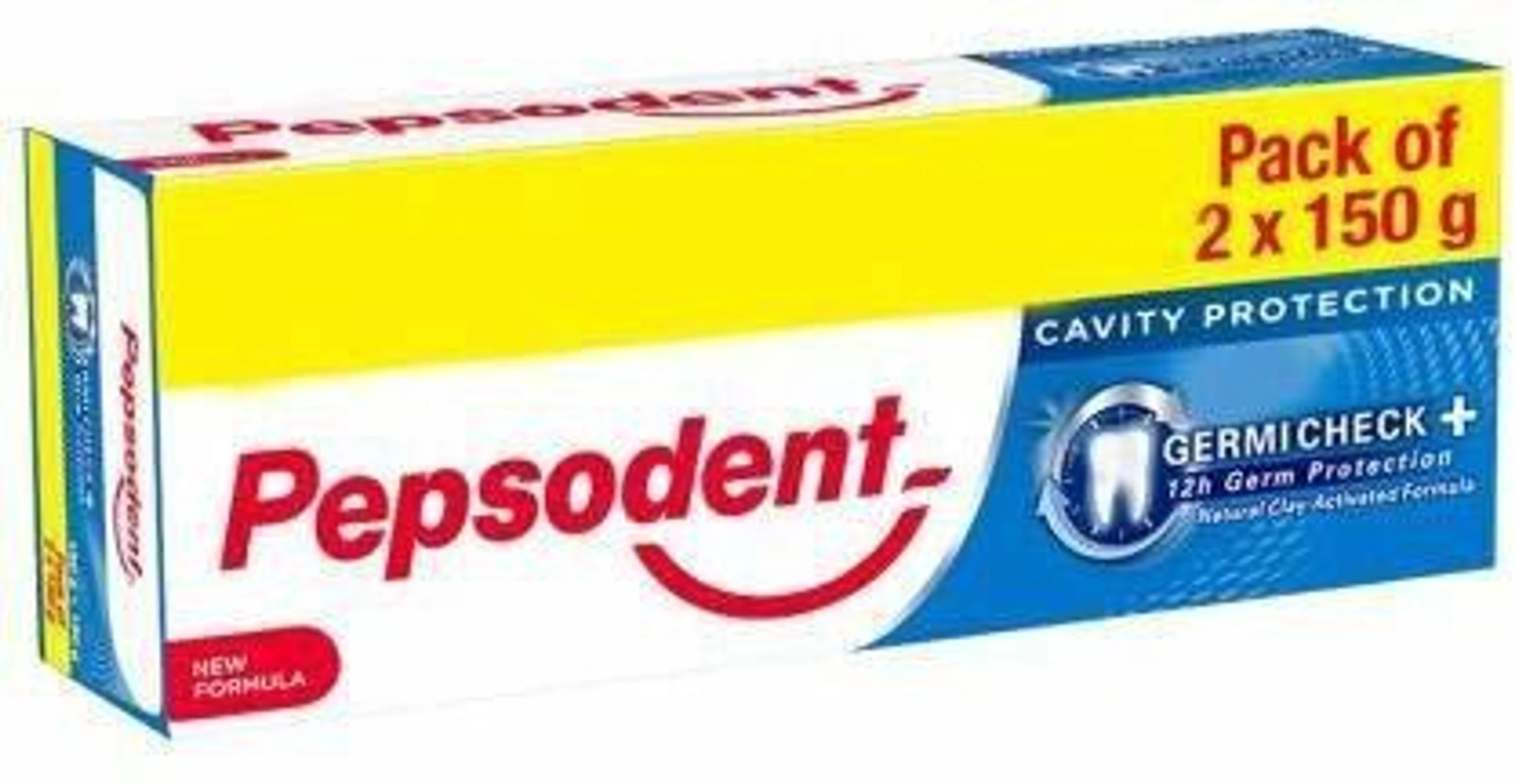 Pepsodent Germicheck 150 g + 150 g Value Pack (total 300 g)
