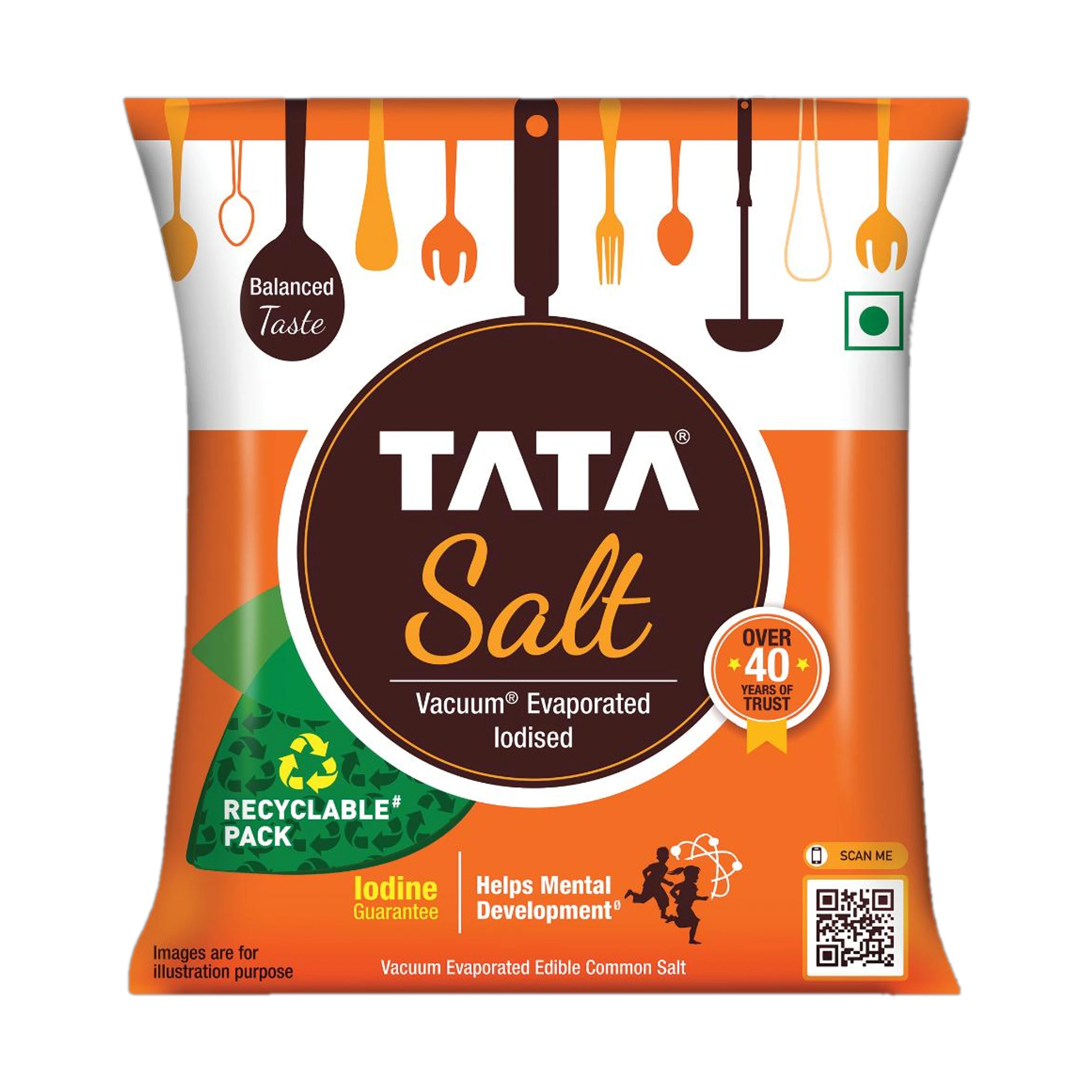 Tata Salt Vacuum Evaporated Iodized Salt 1 kg