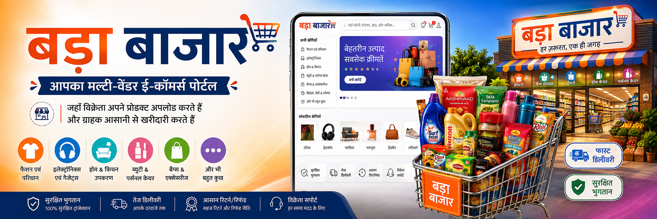 बड़ा बाजार से एक्स्ट्रा डिस्काउंट पर शॉपिंग